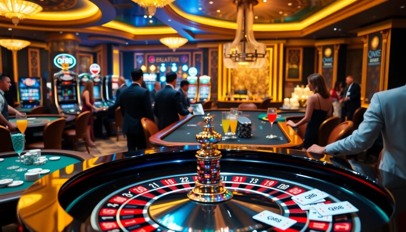 Experience the thrill of gambling at qh88 with vibrant casino games and luxurious atmosphere.