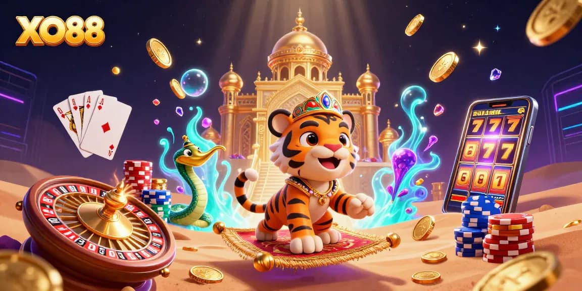 Experience XO88's vibrant atmosphere with dynamic gaming elements and exotic characters.