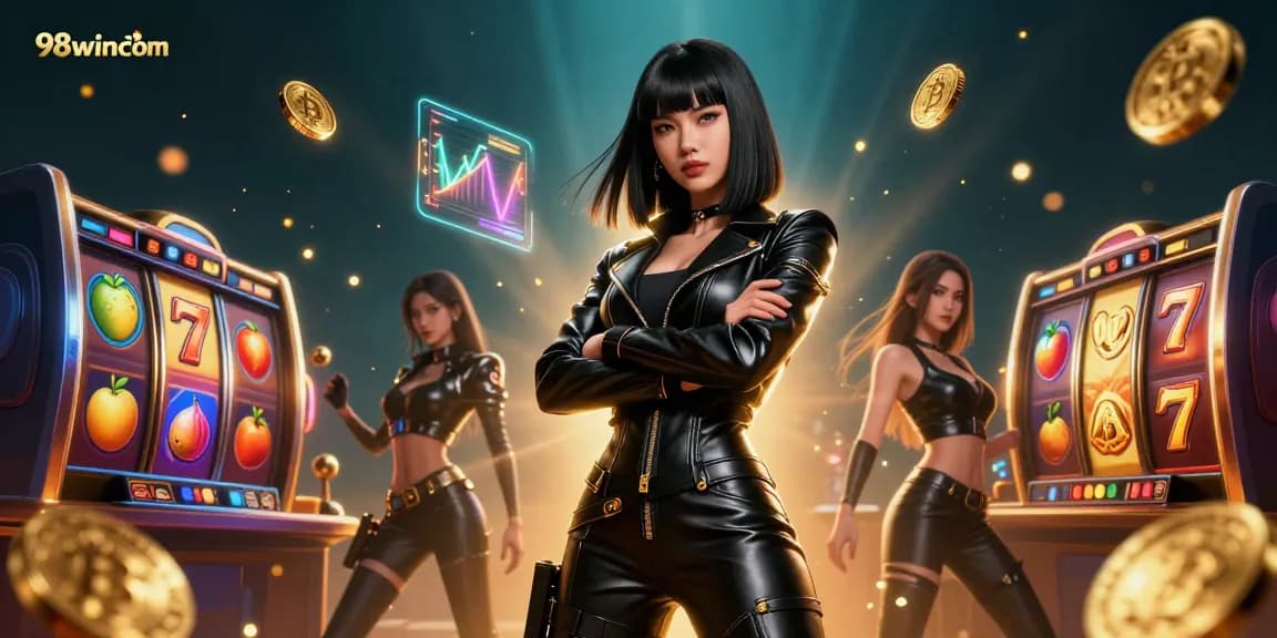 Experience the excitement of online gaming with 98wincom's dynamic slot visuals and captivating effects.