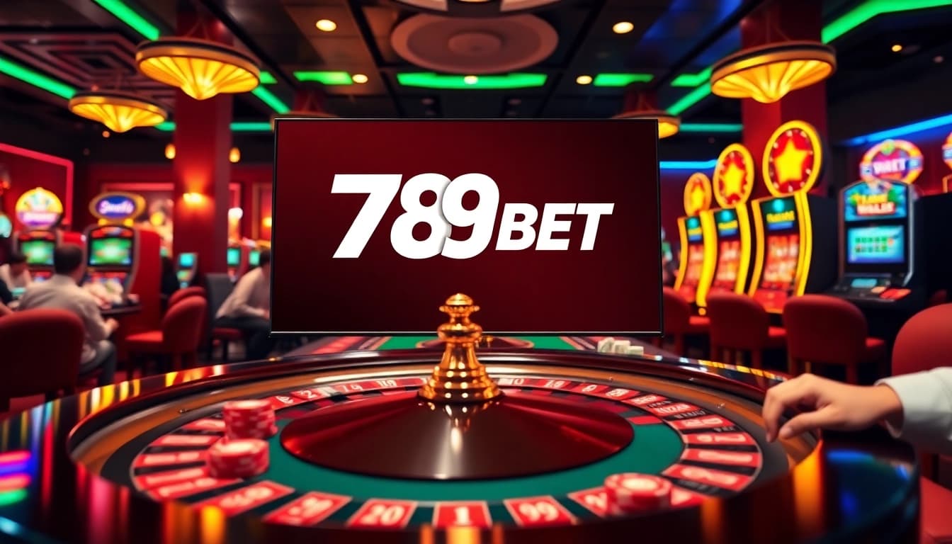 Players enjoying a thrilling gambling experience at 789BET casino with vibrant games.