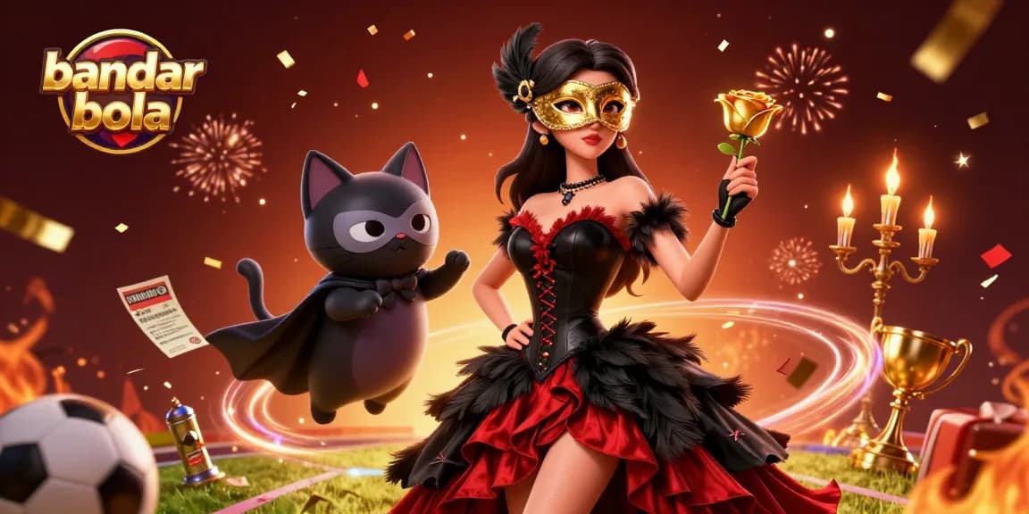 Bet on bandar bola with excitement as 3D characters enjoy vibrant sports betting atmosphere.