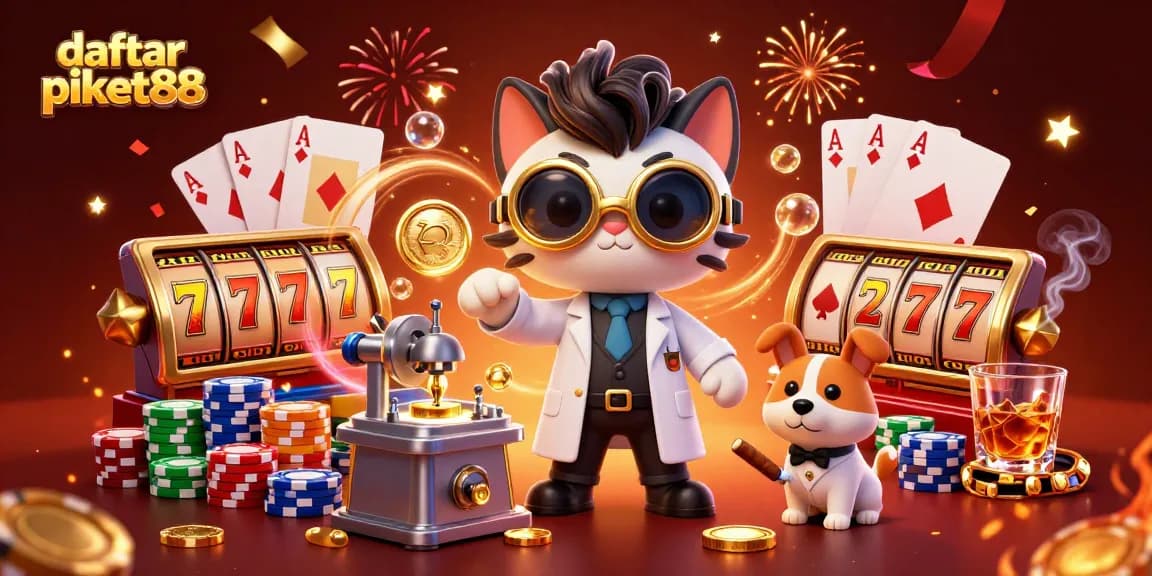 Engage with daftar piket88 as you explore the slot games and golden jackpots in this lively casino scene.