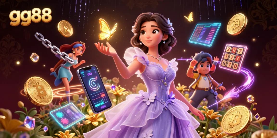 Win big in gg88 with stunning gameplay and vibrant slot elements in a 3D casino setting.