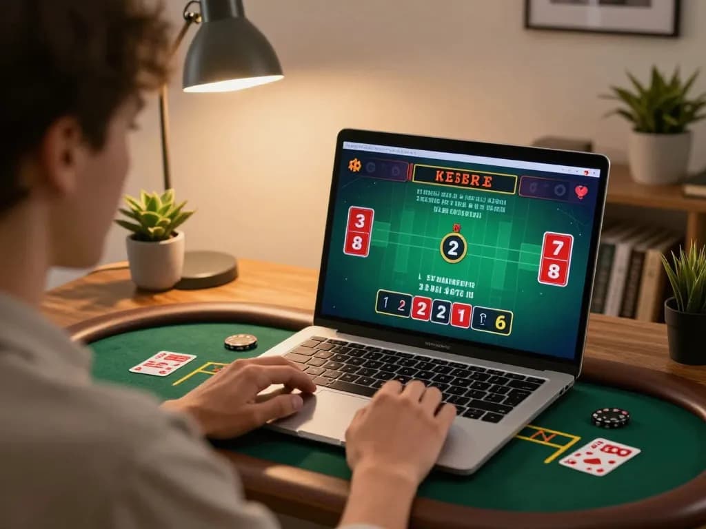 Engaging in live dealer blackjack on https://lv88cha.com/, experiencing immersive online gaming.