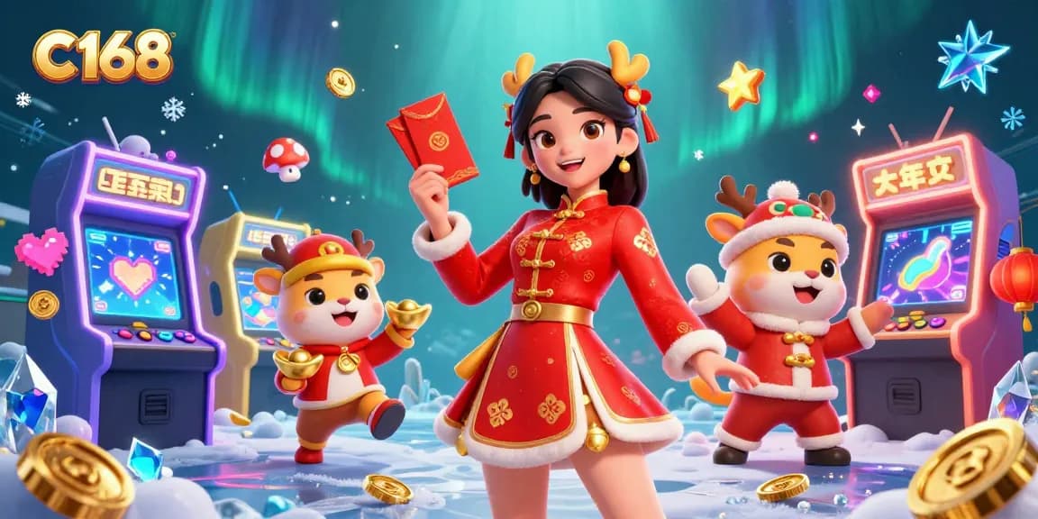 Experience thrilling gameplay at C168 with vibrant characters and immersive casino elements.