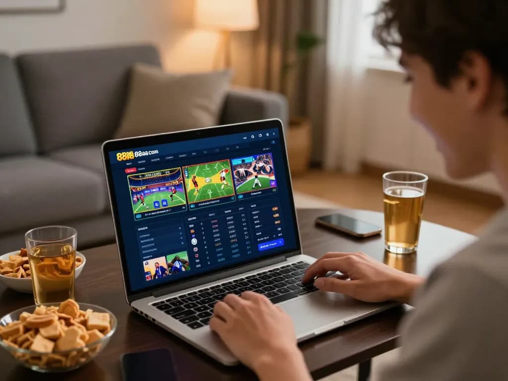Engaging with 88aa com online sports betting while enjoying a lively home atmosphere