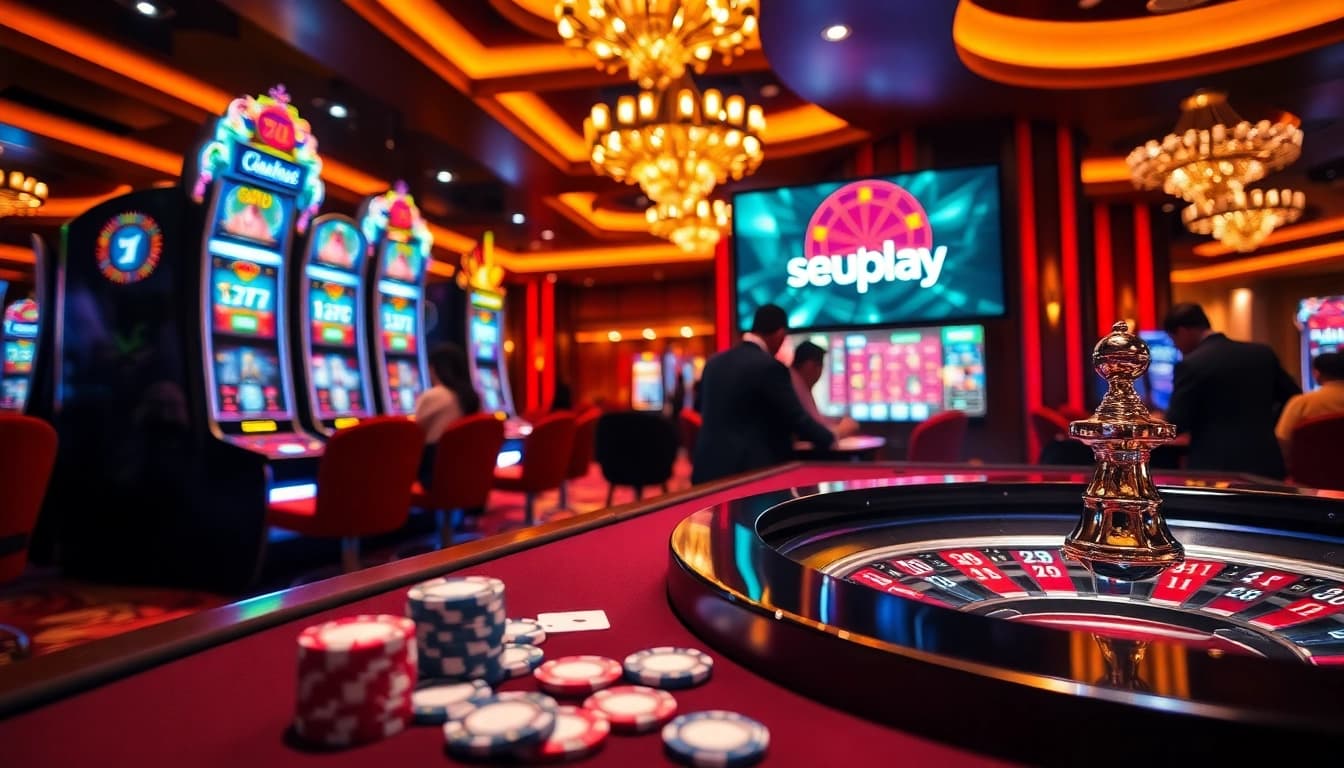 Engaged players strategizing their moves on sepuhplay's high-stakes casino interface.
