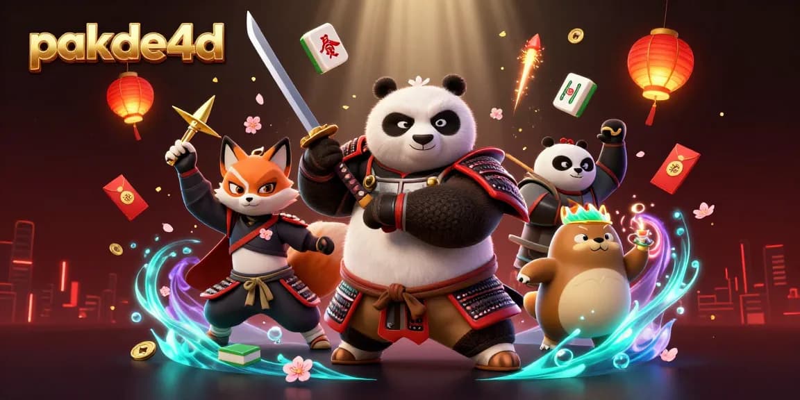 Play and win with pakde4d at the exciting lottery-themed casino featuring dynamic characters.