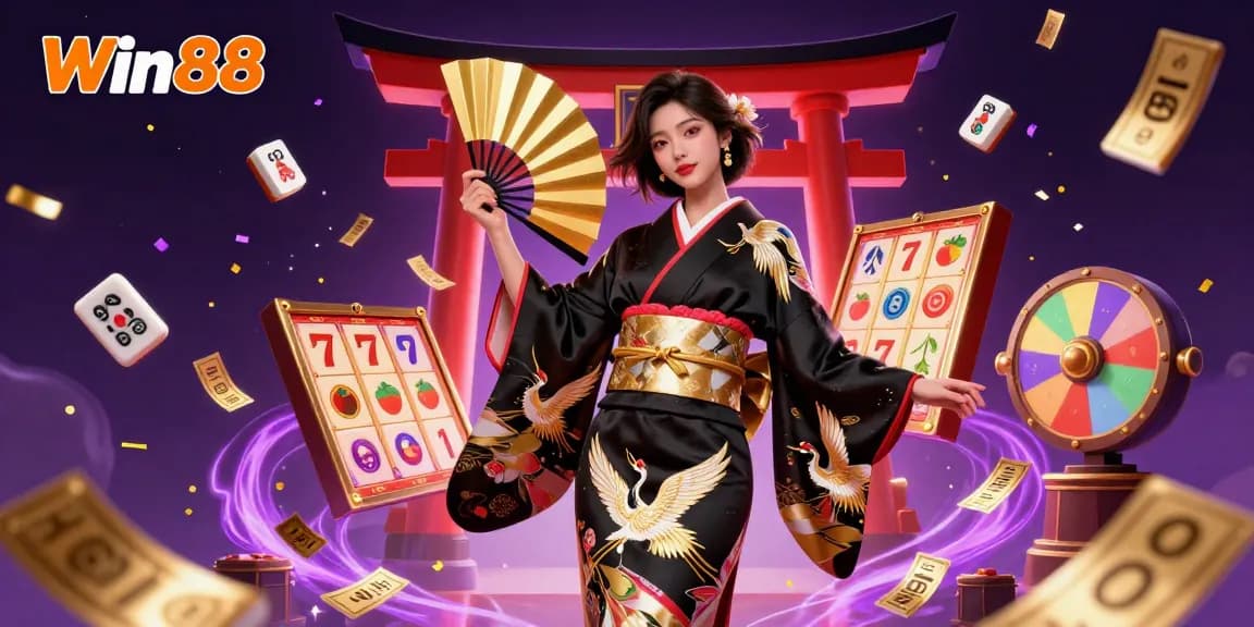 Win88 showcases an electrifying casino atmosphere with dynamic slot machines, enriching gaming experiences.
