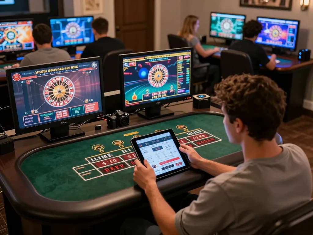 GO8 players strategizing for better odds in an engaging online casino experience.