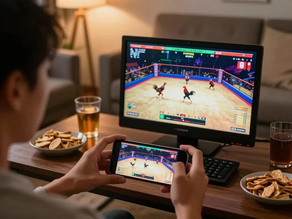 Xem các trận đá gà trực tiếp với chất lượng HD, nâng cao sự hồi hộp và thú vị khi xem.