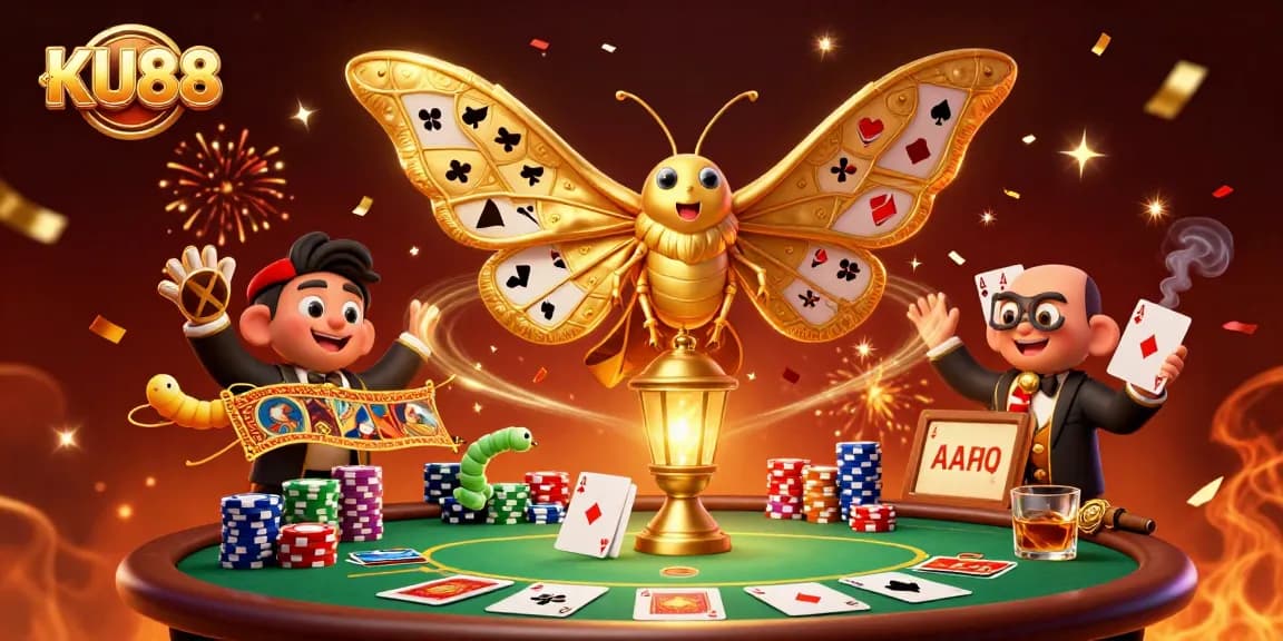Experience the thrill of KU88 casino with vibrant 3D characters and dynamic gambling elements.