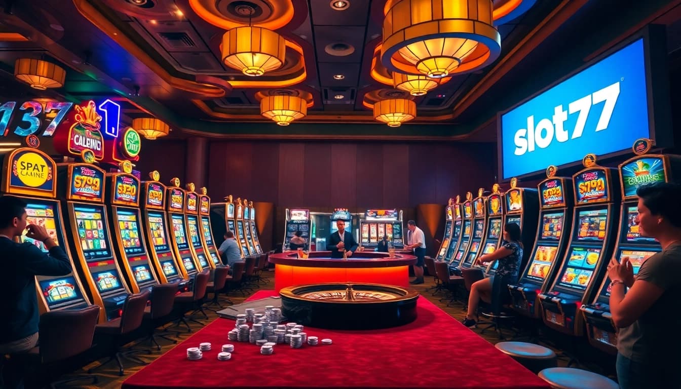 Spin the reels of slot777 for exhilarating wins at this vibrant casino.