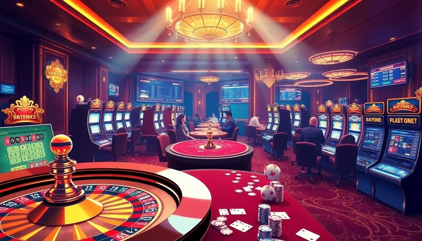 Experience the thrilling online gambling atmosphere of 79king12 with vibrant table games and exciting slot machines.