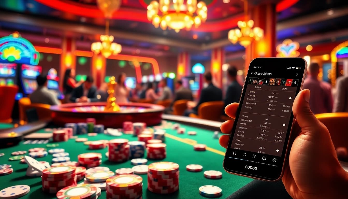 Experience the excitement of SODO66 with players engaged in thrilling casino games.
