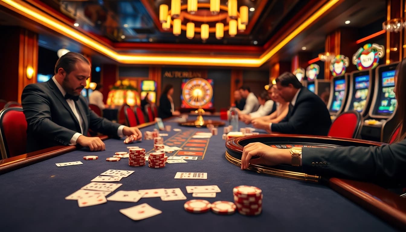 Engaging players in a thrilling table game at bdtk66 my casino environment filled with excitement.