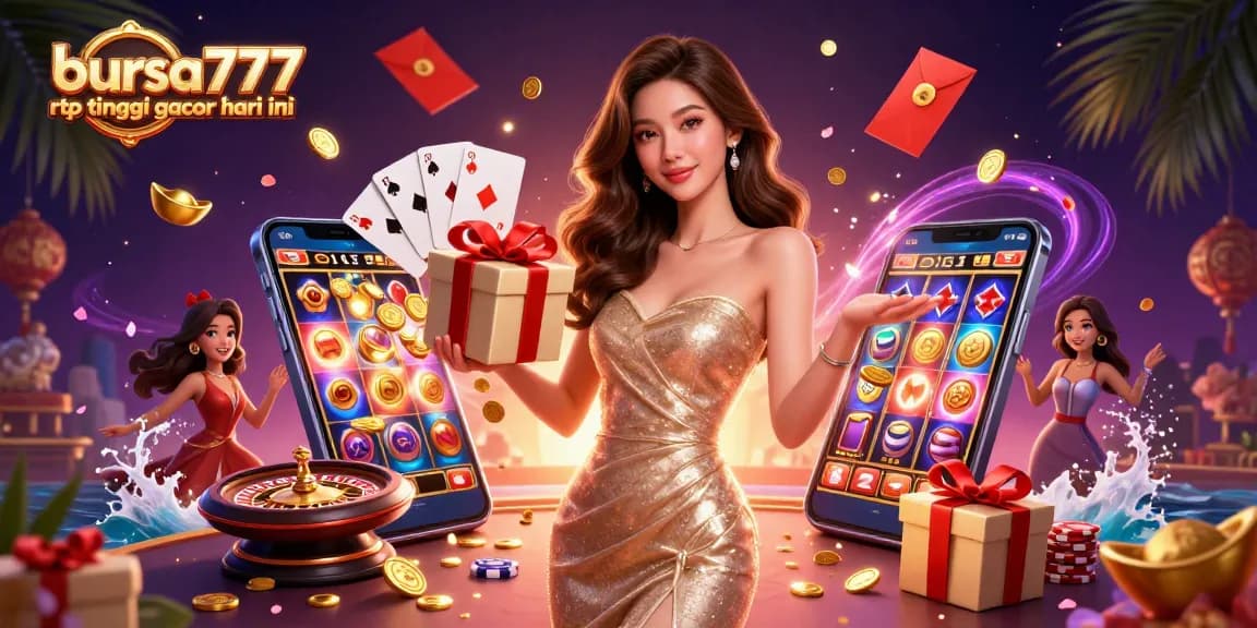 Experience bursa777 rtp tinggi gacor hari ini with stunning visuals of engaging slot games and festive celebrations.