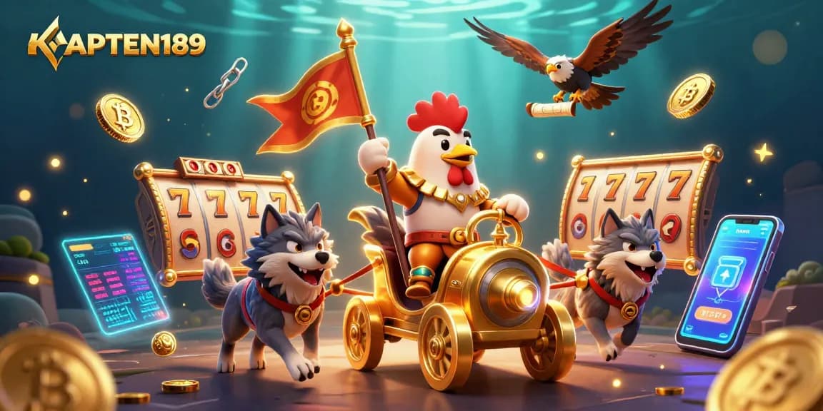 Menangkan jackpot di KAPTEN189 dengan simbol beruntun dan putaran slot yang mengasyikkan.