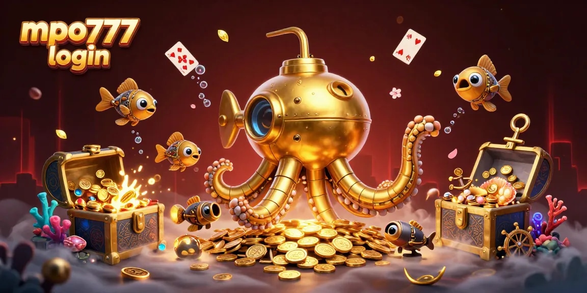 Experience the thrill of mpo777 login with a vibrant underwater casino adventure.