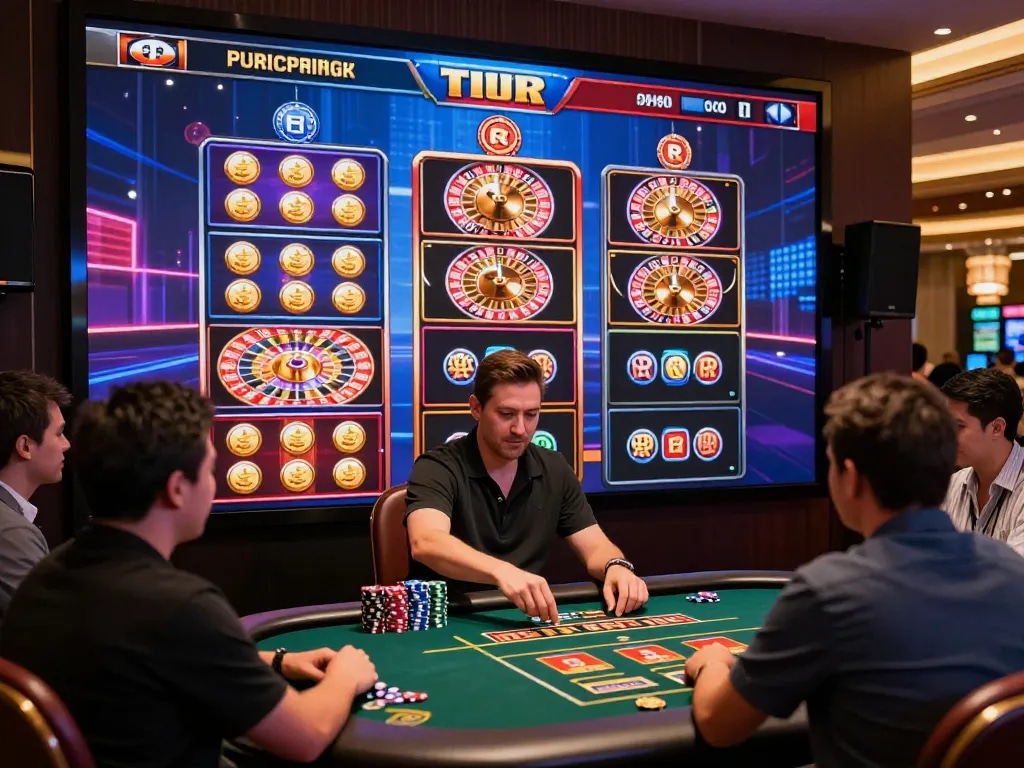 winstrike69 online casino gaming experience with vibrant graphics and immersive atmosphere.