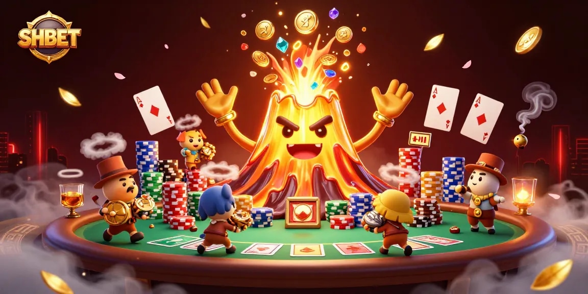 Experience thrilling wins at SHBET with an ultra-detailed 3D scene showcasing a vibrant casino atmosphere.