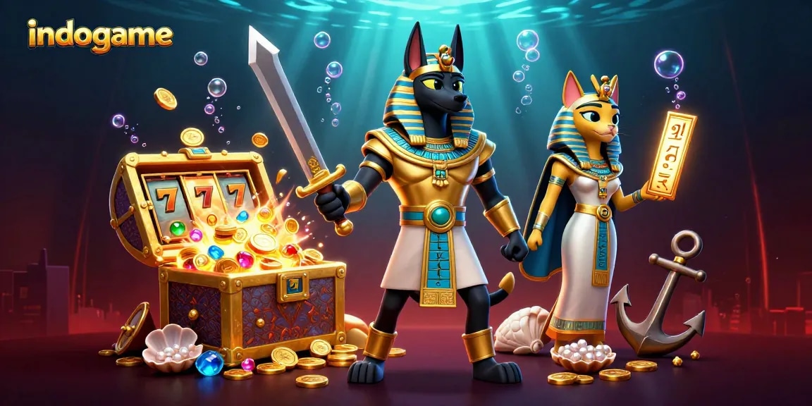 Join the excitement of indogame with action-packed slot reels amidst ancient Egyptian warriors.