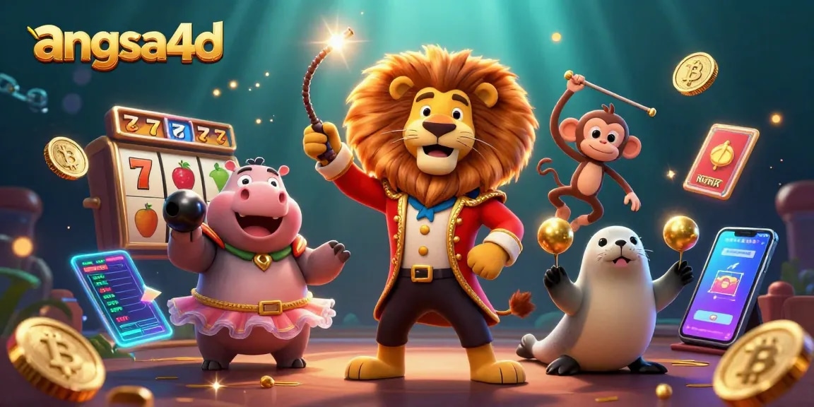 Experience thrilling slot games at angsa4d with vibrant characters and dynamic crypto elements.