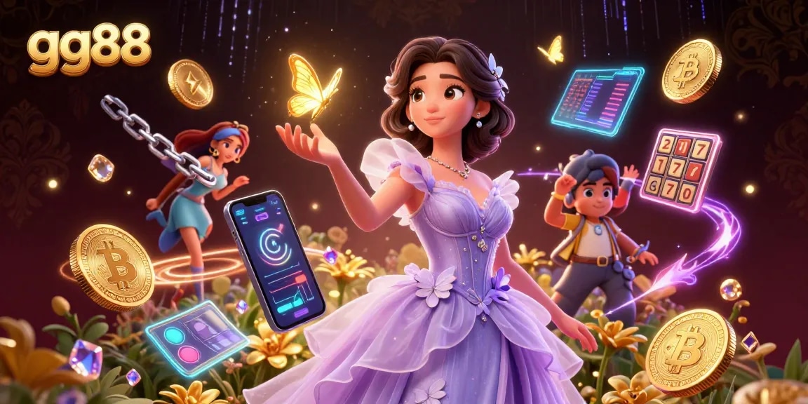 Win big in gg88 with stunning gameplay and vibrant slot elements in a 3D casino setting.