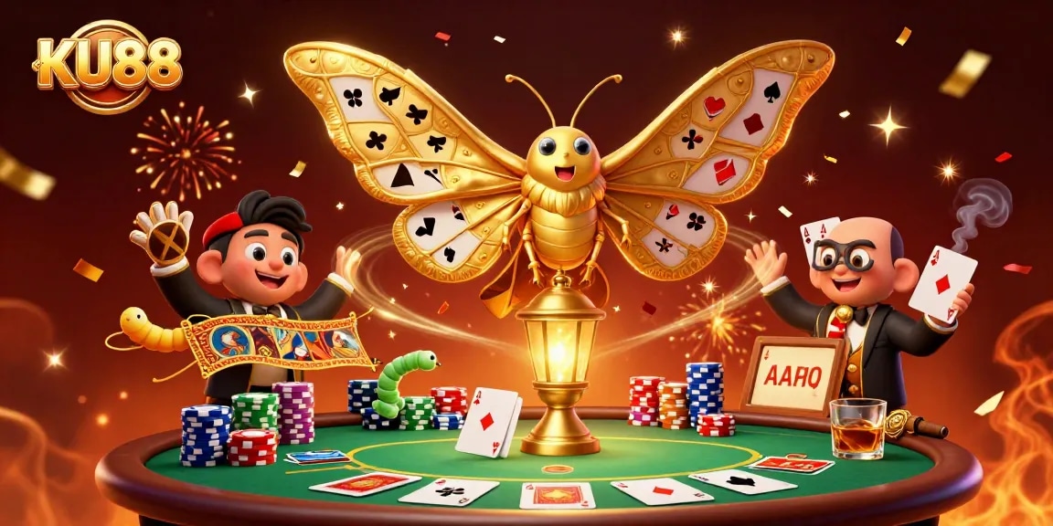 Experience the thrill of KU88 casino with vibrant 3D characters and dynamic gambling elements.