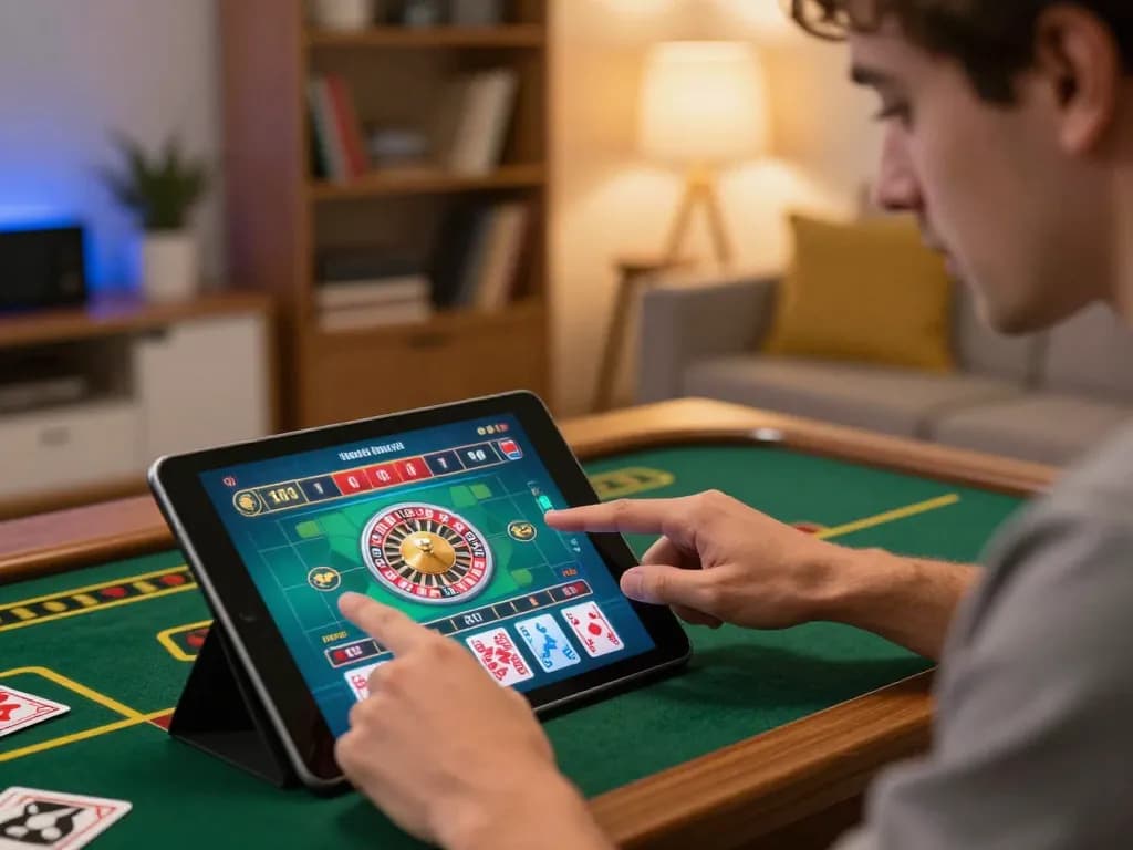 SC88 player engaged in online casino game strategically managing bets and gameplay.