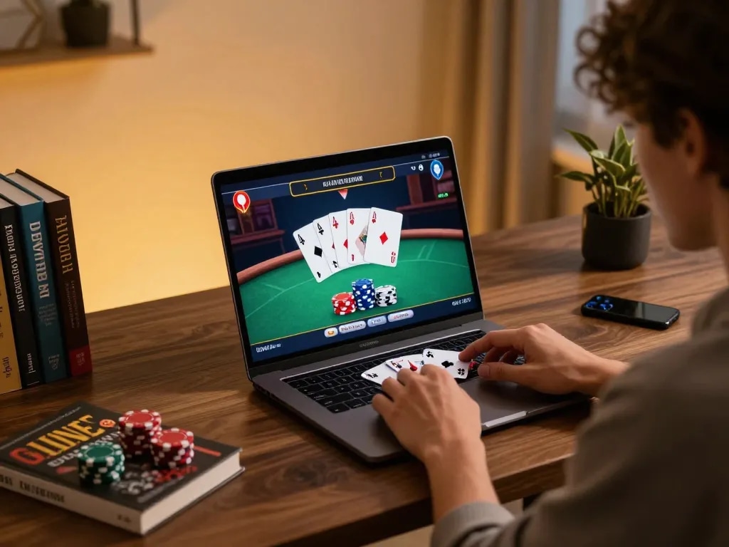 The tg88 online casino features an engaging poker game, highlighting strategic gameplay, and a comfortable atmosphere.