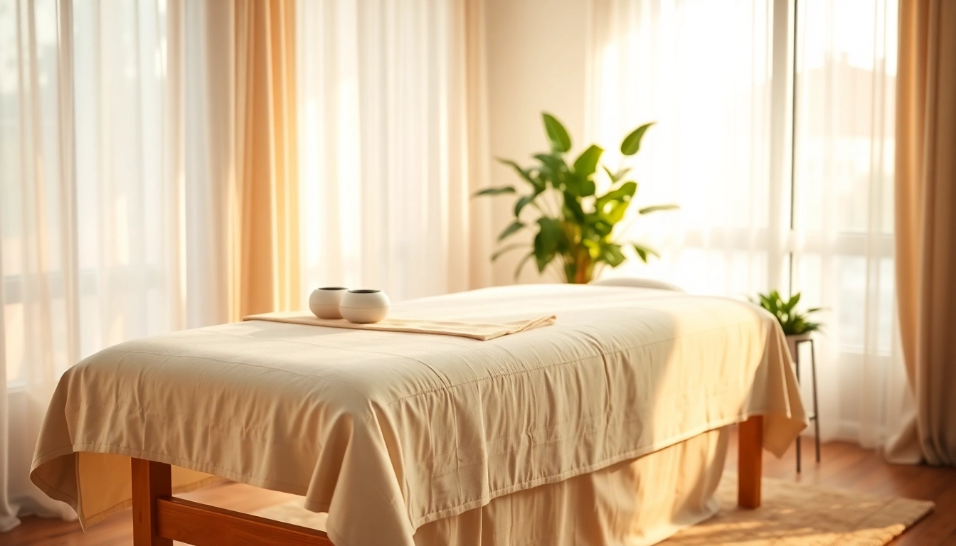 Suwon출장마사지 professional home massage setup with calming ambiance