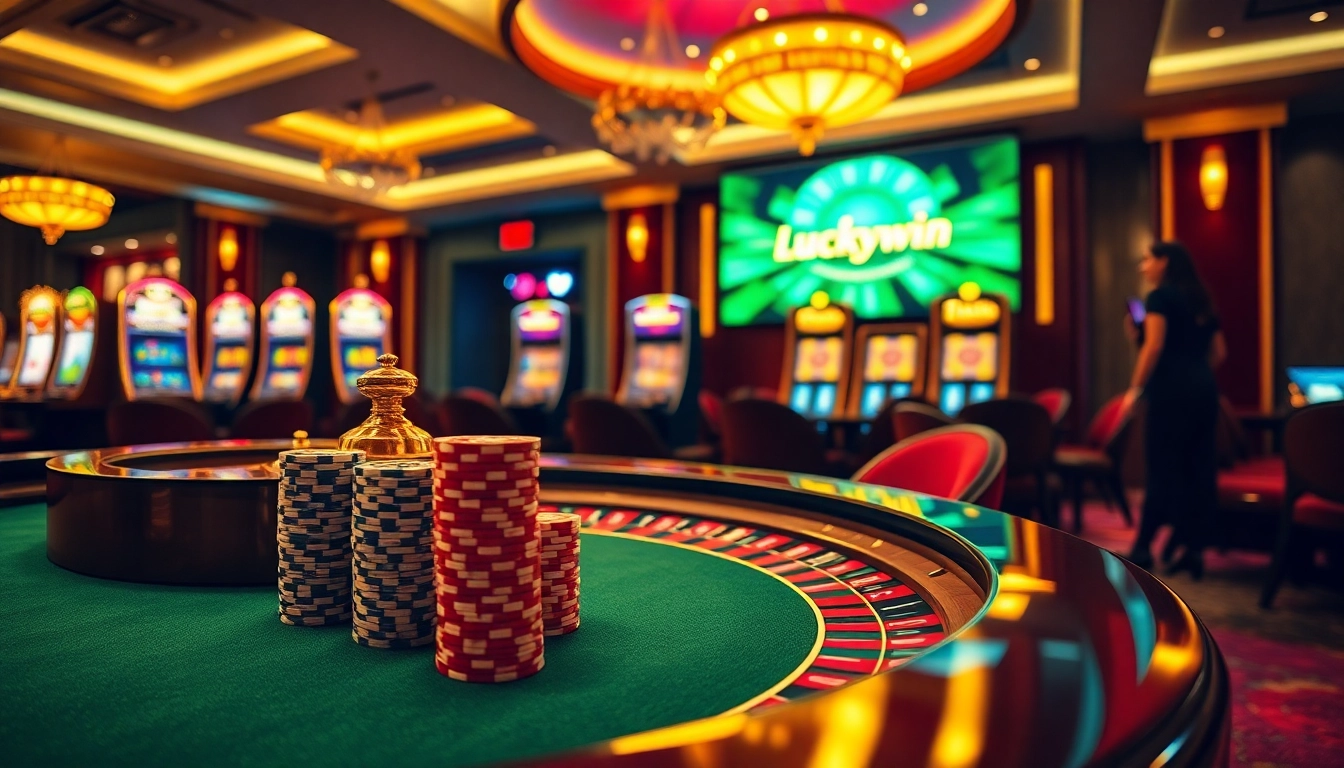 Experience the thrill of high-stakes gambling at Luckywin tel with vibrant slots and poker games.