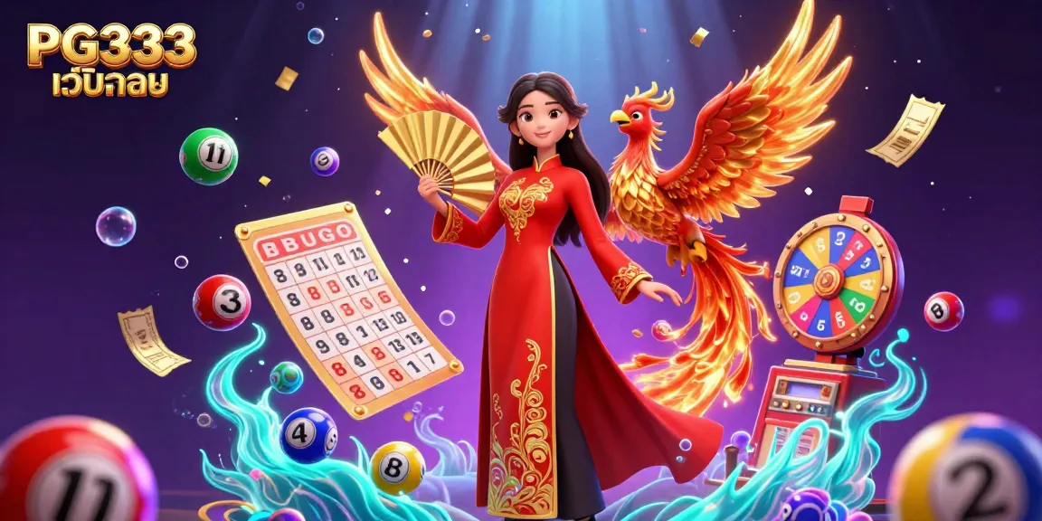 Engage with PG333 เว็บตรง for exciting lottery games featuring vibrant elements and a captivating design.