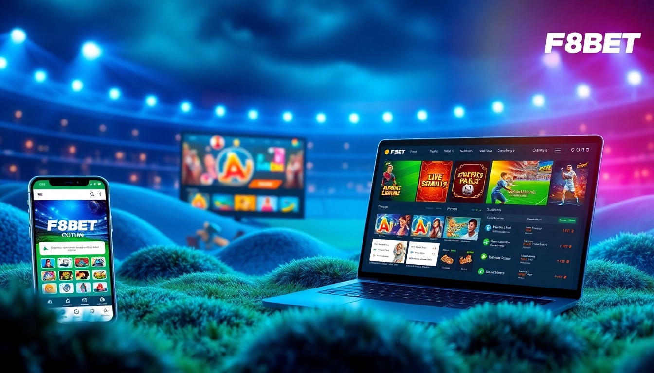 Engaging digital betting interface of F8BET COM showcasing diverse gaming options.