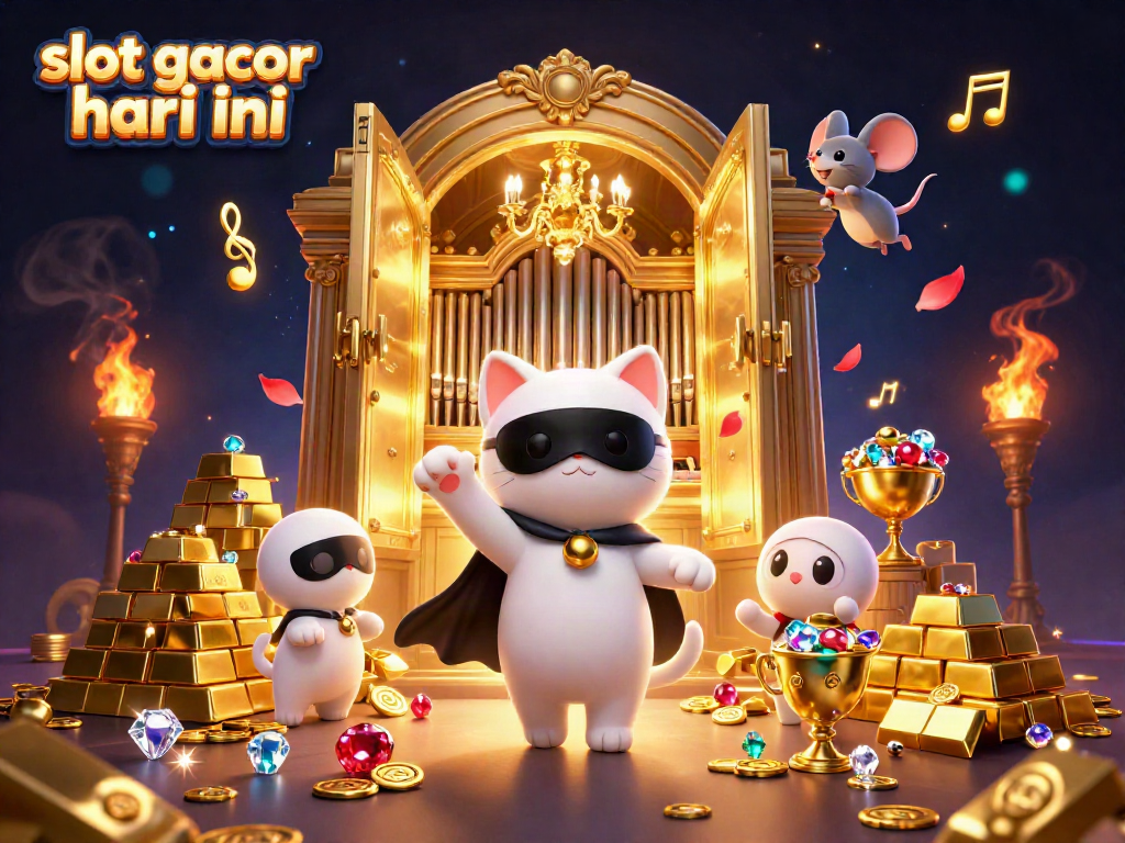 Menangkan slot gacor hari ini dengan suasana kasino megah yang dipenuhi emas dan perhiasan.