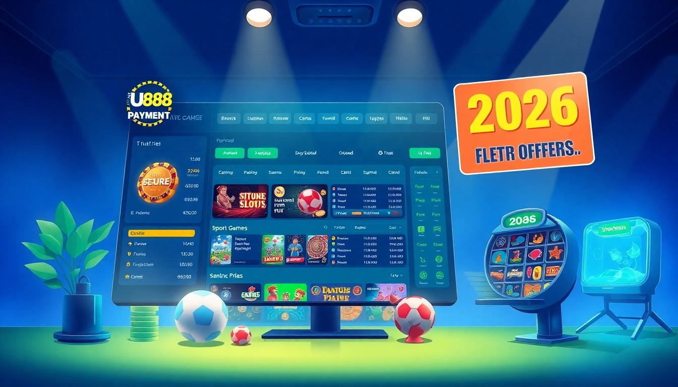 UU88 online betting platform interface showcasing exciting games and secure payments.