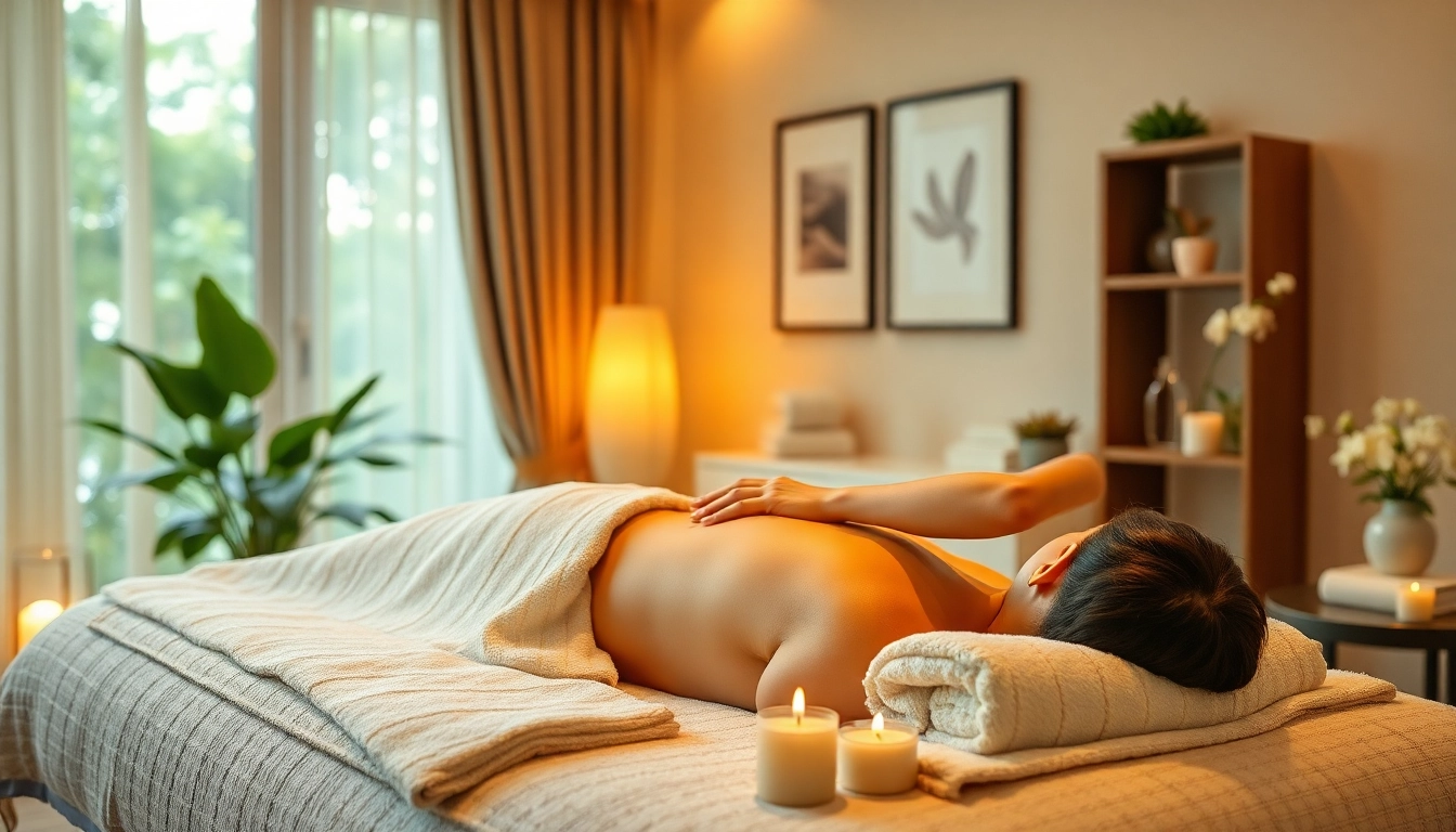 Luxurious 수원출장마사지 experience with a professional masseuse in a serene home setting.