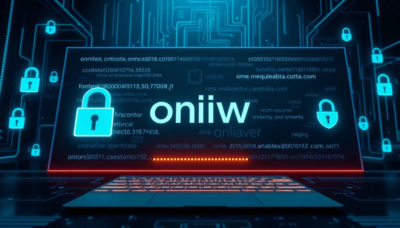 The Hidden Wiki 2026 interface showcasing secure .onion links with dark web elements.