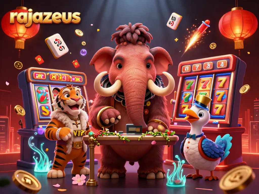 Jelajahi dunia rajazeus dengan penggoda kasino 3D menarik, bouncer mammoth, dan undangan VIP.