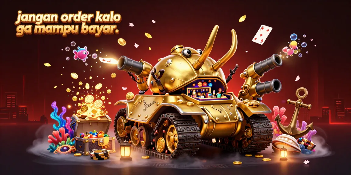 Experience the engaging action of the arcade game "jangan order kalo ga mampu bayar.." in this vibrant casino scene.