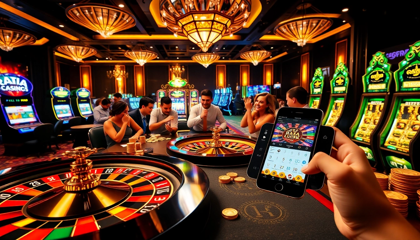 Experience the excitement at Raja Luck casino with vibrant roulette and dynamic gaming.