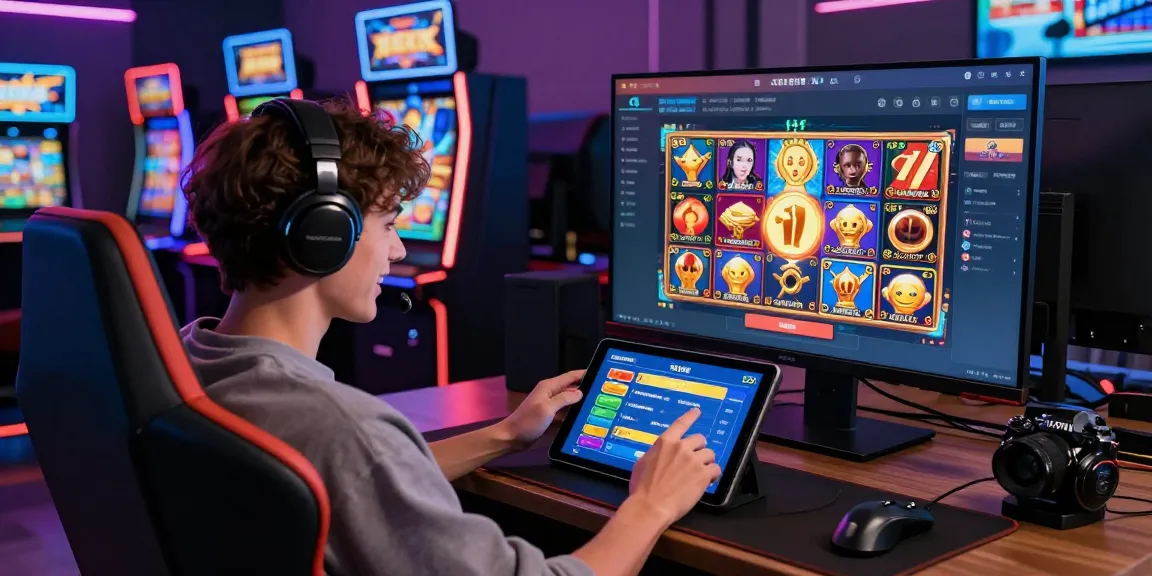 Player enjoying a jackpot win on osaka88 gaming platform with vibrant graphics and a cozy setup.