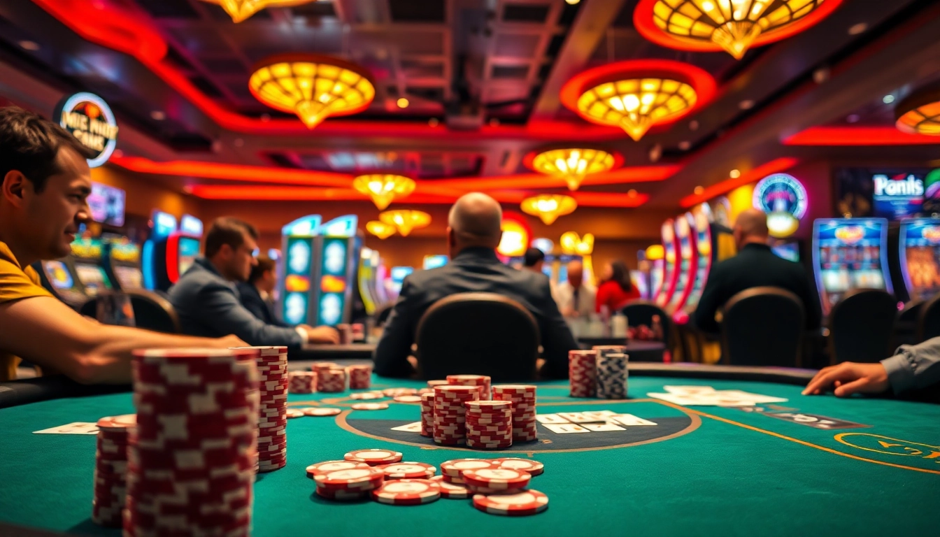 Experience the thrill of the Best Casino Online with an engaging poker scene and vibrant casino atmosphere.