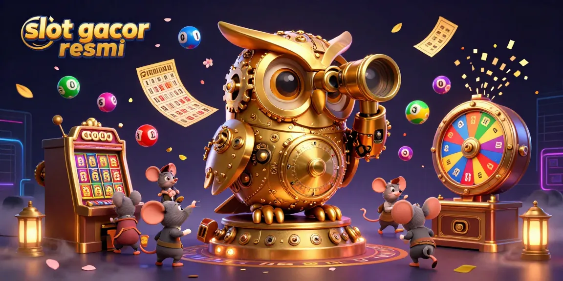 Play engaging games at slot gacor resmi with a vibrant and richly illustrated casino scene filled with enchanting characters.