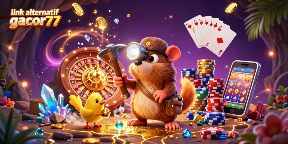 Menggali emas dan permata di gua dengan link alternatif gacor77 yang menarik dan mendebarkan.