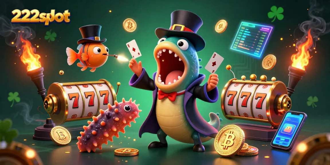 Mainkan 222slot dengan eel gulper magis dan simbol slot berkilau