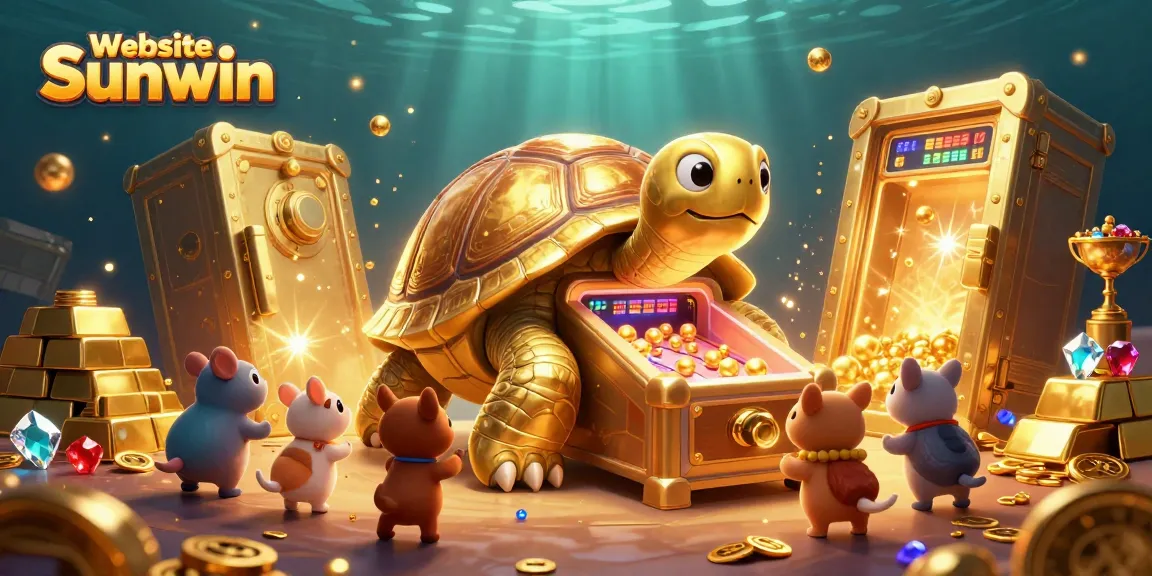 Experience thrilling games on the Website Sunwin with vibrant treasures and characters lighting up the scene.